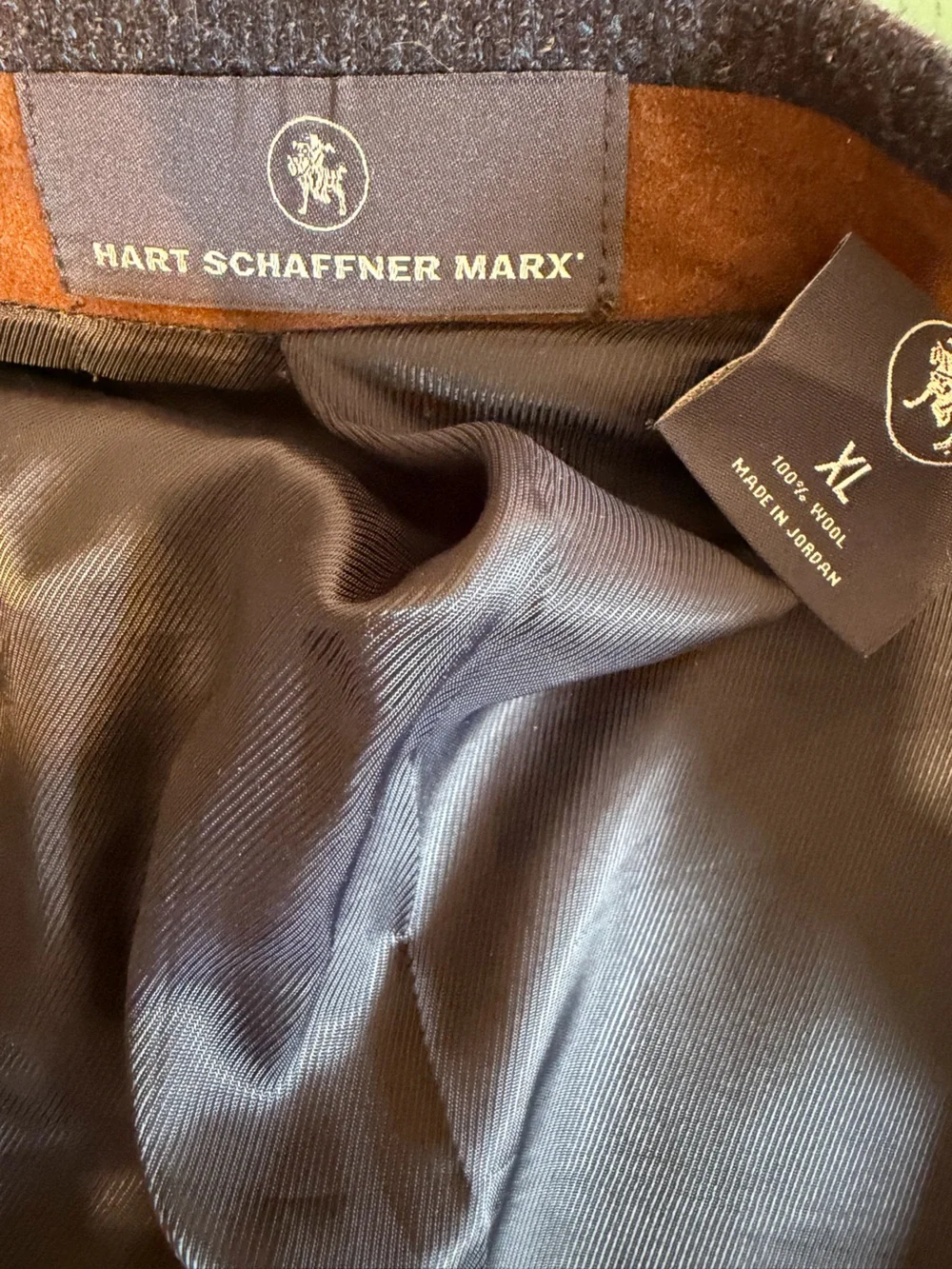 Hart Schaffner Marx Navy Sport Coat…Size XL